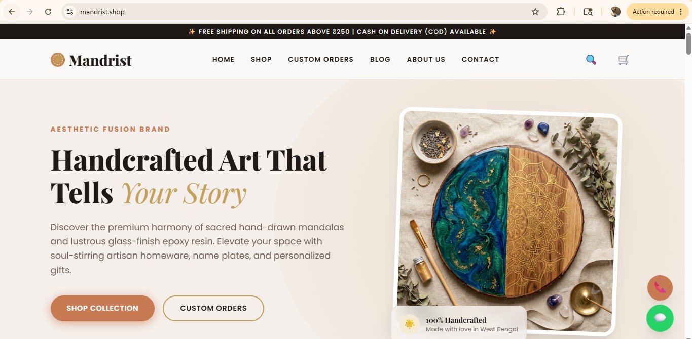 Mandrist Handcrafted Art Platform